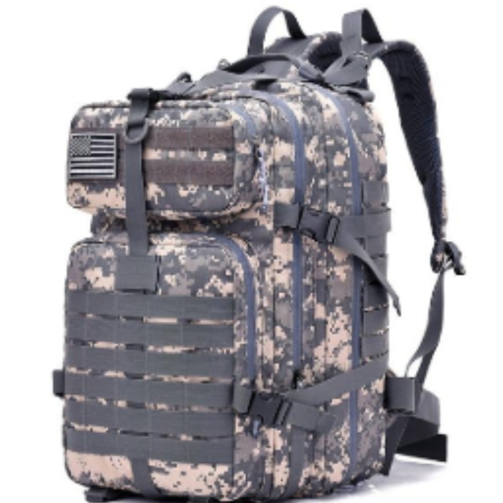 Tactical Backpack W/ Hook&Loop Fastener Acu Digita - image 1